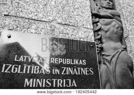 Latvian Republic Ministry Of Education And Science