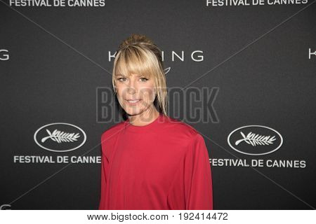 Marina Fois, Eric Lartigau at the Women in Motion Awards Dinner  for at the 70th Festival de Cannes.May 21, 2017 Cannes, France