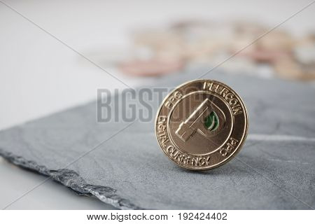 Gold Peercoin Coin