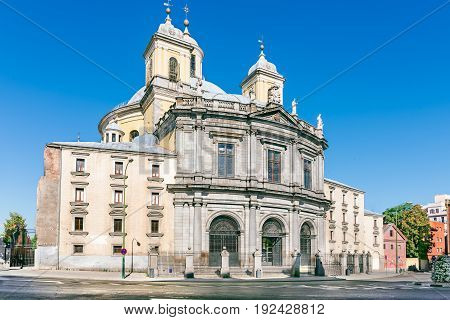 Church Basílica de San Francisco el Grande or Basilica of St. Francis of Great Madrid Spain
