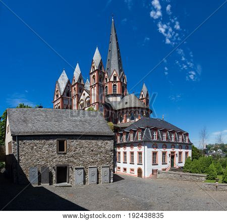 Romanesque cathedral of the city of Limburg Hesse Germany