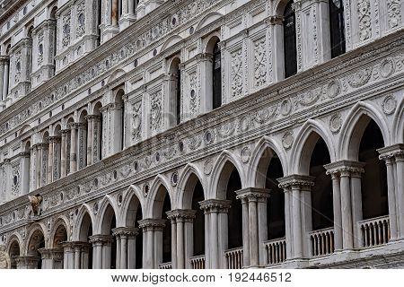Doge's Palace a historic building in Venice Italy