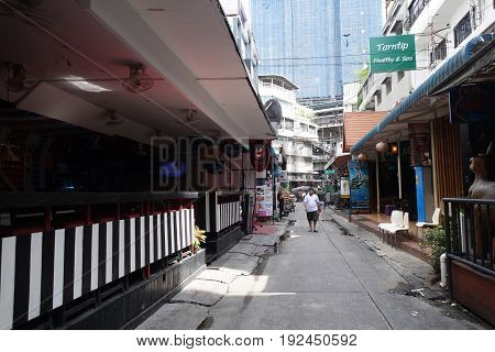 Small Street Along Sukhumvit Road, Bangkok