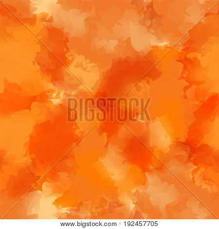 Orange Watercolor Texture Background. Great Abstract Orange Watercolor Texture Pattern. Expressive M