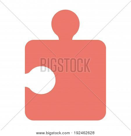 Puzzle tokens flat icon vector illiustration design graphic