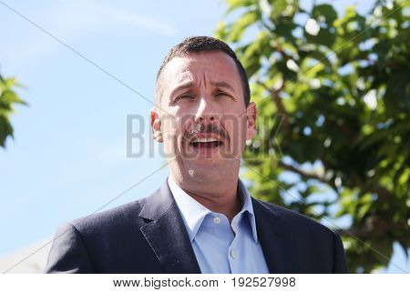Adam Sandler attends 'The Meyerowitz Stories' photocall during the 70th annual Cannes Film Festival at Palais des Festivals on May 21, 2017 in Cannes, France. 