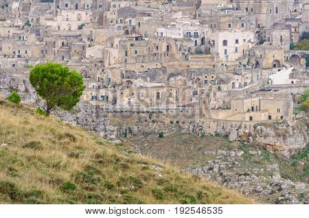 Sasso Caveoso is a startling cave town, a UNESCO World Heritage Site, one of the oldest continually inhabited settlements - Matera, Basilicata, Italy