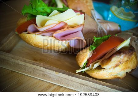 Snack Concept With Burgers