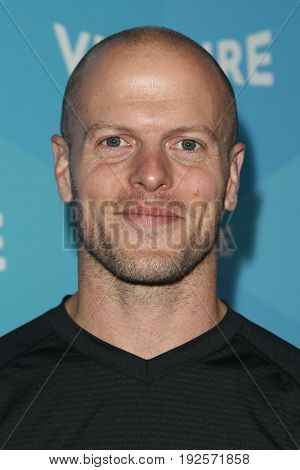 NEW YORK-MAY 21: Tim Ferris attends 'Tim Ferris and Vince Vaughn: In  Conversation' during the 2017 Vulture Festival at Milk Studios on May 21, 2017 in New York City. 