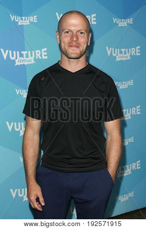NEW YORK-MAY 21: Tim Ferris attends 'Tim Ferris and Vince Vaughn: In  Conversation' during the 2017 Vulture Festival at Milk Studios on May 21, 2017 in New York City. 