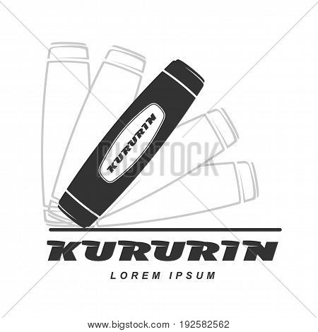 Hand Fidget Kururin Logo Vector Illustration