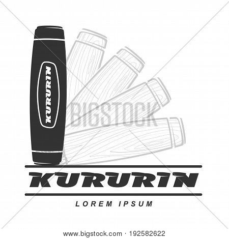 Hand Fidget Kururin Logo Vector Illustration