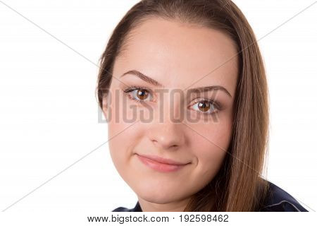 Headshot of a brown hair lady smiling.