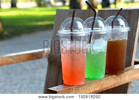 cheap summer street ice color sweet drink