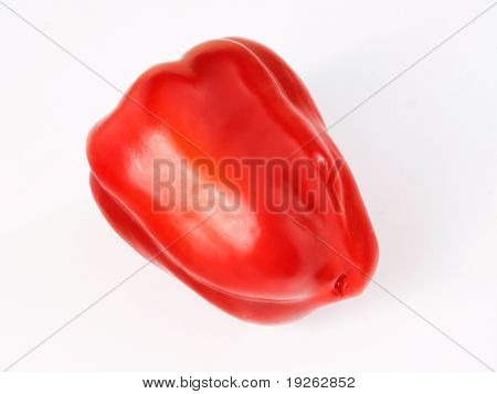 Paprika, isolated on white background