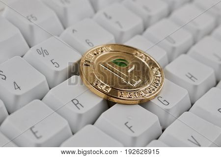 Gold Peercoin Coin