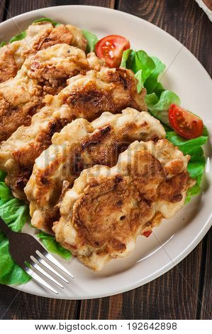 Chicken Medallion With Red Pepper Portions