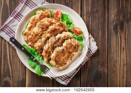 Chicken Medallion With Red Pepper Portions