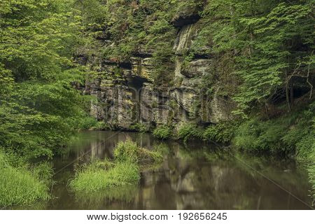 Dolsky Mill In National Park In North Bohemia