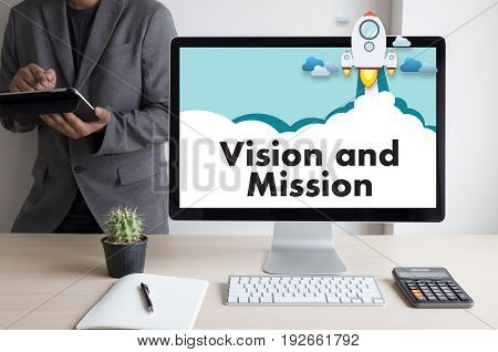 Vision And Mission Team Work Business Corporate Vision