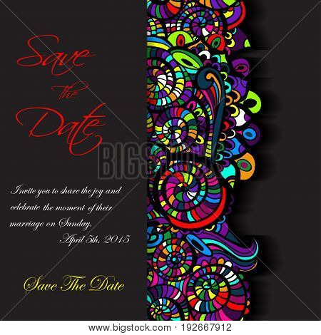 Seamless asian ethnic floral retro doodle background pattern in vector. Zentangles inspired.