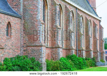 The Jacobus Church Sint Jacobus in Renesse Holland.
