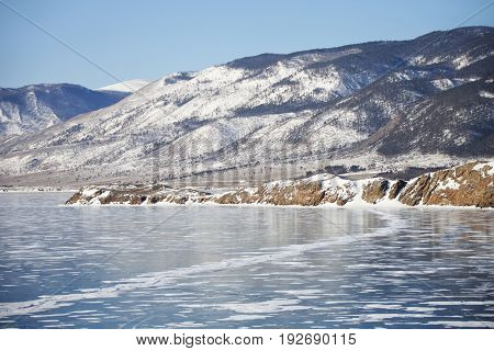 Lake Baikal, Winter. Cape Uyuga