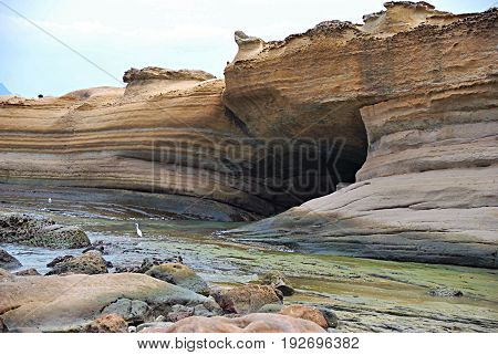Yeh Liu. Rock formations due to wind. Taiwan