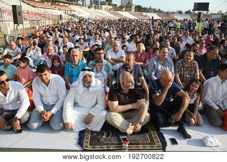 Muslims Celebrating Eid Al-fitr