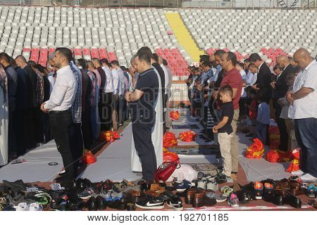 Muslims Celebrating Eid Al-fitr