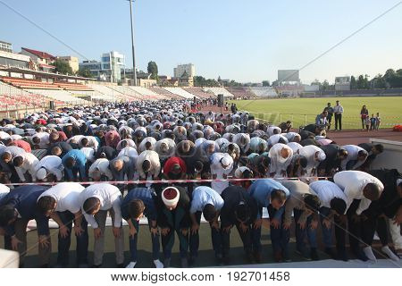 Muslims Celebrating Eid Al-fitr