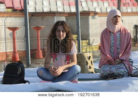 Muslims Celebrating Eid Al-fitr