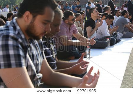 Muslims Celebrating Eid Al-fitr