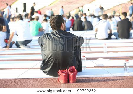 Muslims Celebrating Eid Al-fitr