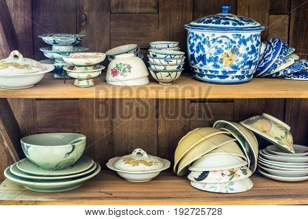 ceramic culture art , Antique handmade crockery