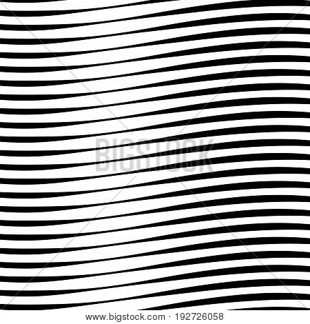 Geometric Black And White Texture. Mesh, Grid Pattern Of Lines