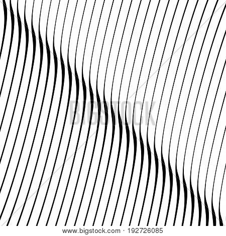 Geometric Black And White Texture. Mesh, Grid Pattern Of Lines
