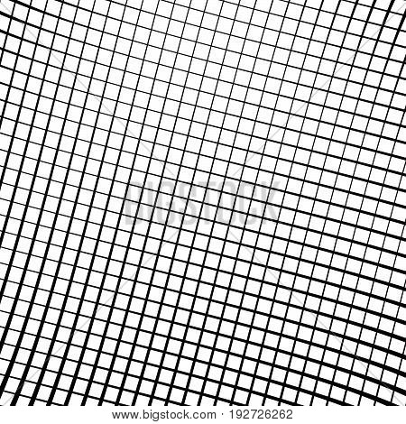 Geometric Black And White Texture. Mesh, Grid Pattern Of Lines