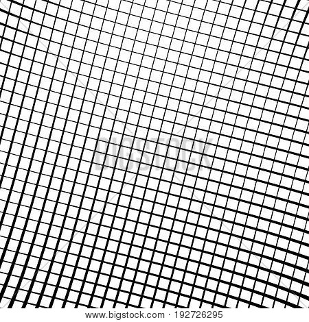 Geometric Black And White Texture. Mesh, Grid Pattern Of Lines