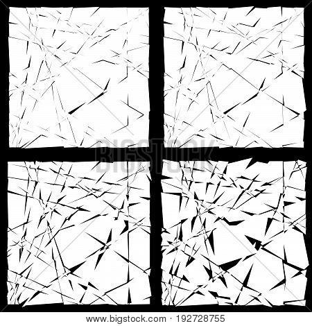 Random Mosaic. Irregular Cobblestone Geometric Pattern. Tessellating Stonework, Brickwork Texture