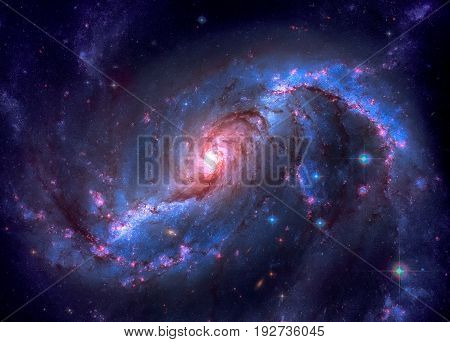 Barred Spiral Galaxy Located In The Constellation Dorado.
