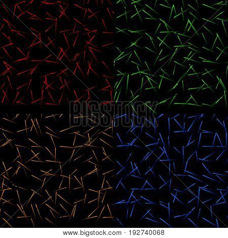 Abstract Colorful Background-pattern With Random Lines, Random Stripes