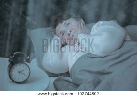 Older Lady Trying To Sleep