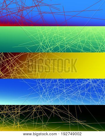 Abstract Colorful Background-pattern With Random Lines, Random Stripes
