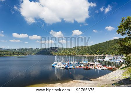 Rursee Marina Schwammenauel In Germany