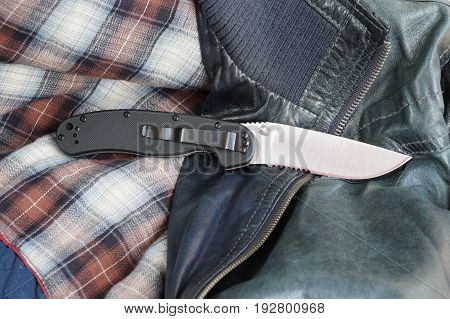 Penknife for the hidden carrying as a collecting subject