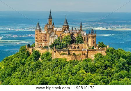 View Of Hohenzollern Castle In The Swabian Alps - Baden-wurttemberg, Germany