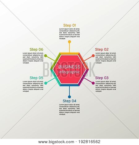 Vector Infographic. Business Diagrams, Presentations And Charts. Background.