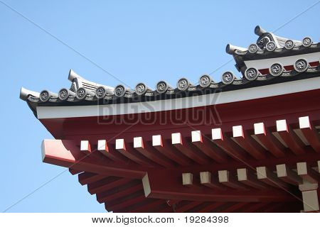 Japanse stijl dak