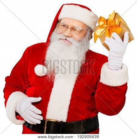 Smiling portrait claus santa santa claus holiday background holiday party